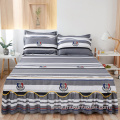 100% polyester microfiber printed bedskirt sets